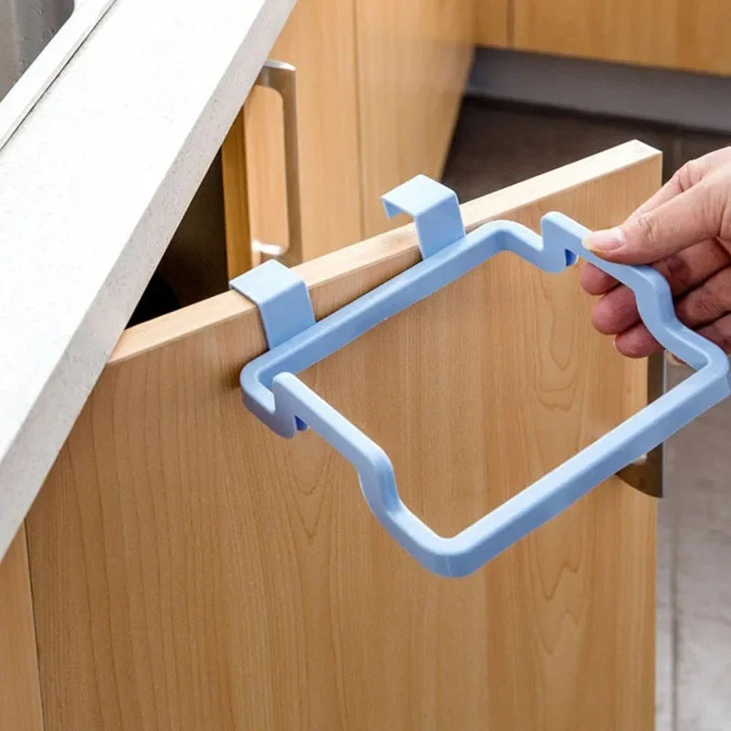 1 Pcs Hanging Trash Bag Rack Garbage Bag Rack Rubbish Bag Storage Rack Holder Portable Cabinet Trash Kitchen Gadgets