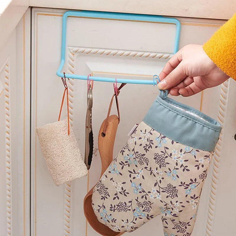 1 Pcs Hanging Trash Bag Rack Garbage Bag Rack Rubbish Bag Storage Rack Holder Portable Cabinet Trash Kitchen Gadgets