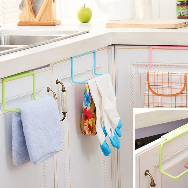 1 Pcs Hanging Trash Bag Rack Garbage Bag Rack Rubbish Bag Storage Rack Holder Portable Cabinet Trash Kitchen Gadgets