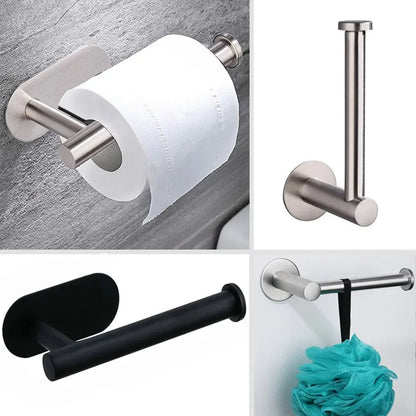 DROILLing toilet paper stand bathroom roll tissue towel defense fencer Hounger stainless steel napkin storage kitchen accessorie