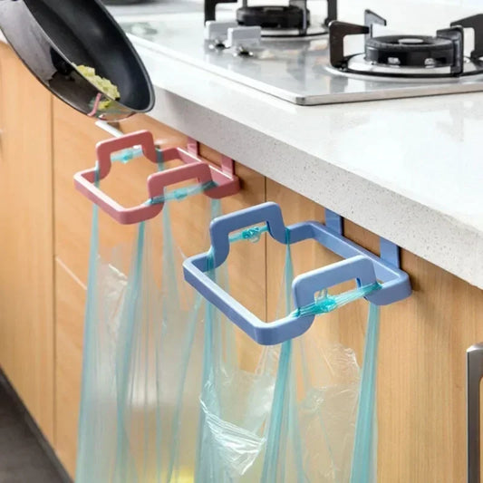 1 Pcs Hanging Trash Bag Rack Garbage Bag Rack Rubbish Bag Storage Rack Holder Portable Cabinet Trash  Kitchen Gadgets