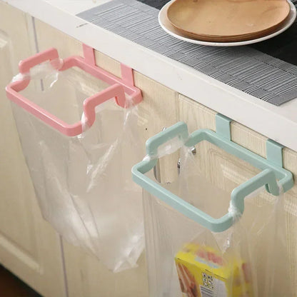 1 Pcs Hanging Trash Bag Rack Garbage Bag Rack Rubbish Bag Storage Rack Holder Portable Cabinet Trash  Kitchen Gadgets